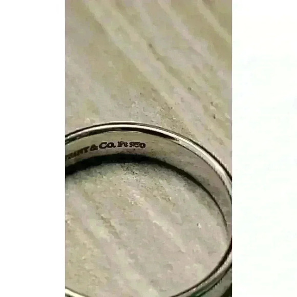 Tiffany & Co Platinum 4.5mm Forever Wedding Band Size 10.25 - Picture 4 of 5